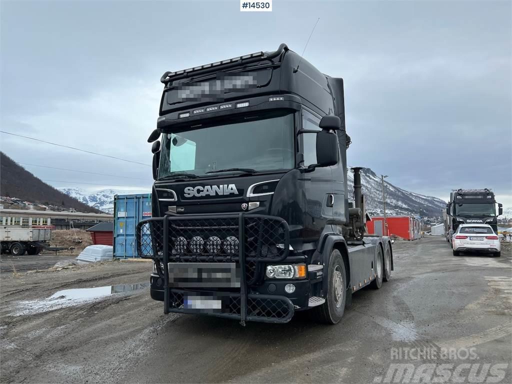 Scania R730 6x4 Crane hauler w/ 22 t/m palfinger crane Φορτηγά με Γερανό
