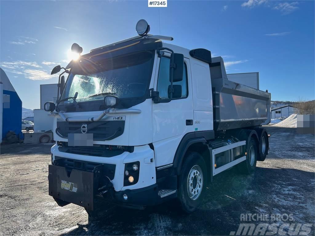 Volvo FMX 500 6x2 plow rigged combi truck w/ only 217k k Φορτηγά Ανατροπή