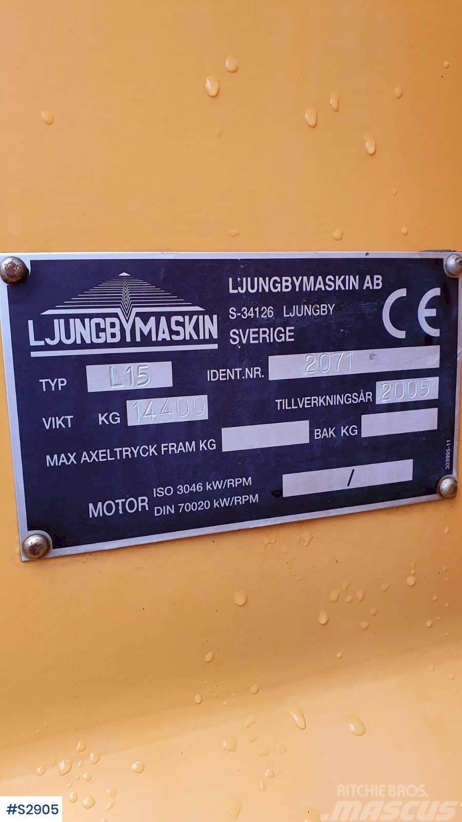 Ljungby L15 WHEEL LOADER WITHOUT BUCKET Φορτωτές με λάστιχα (Τροχοφόροι)