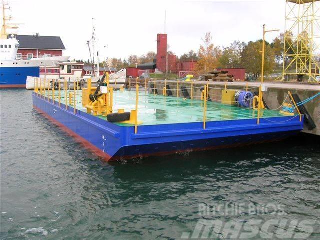  Flat Top  Barge / Pråm / Ponton 18 meter Καΐκια εργασίας/φορτηγίδες
