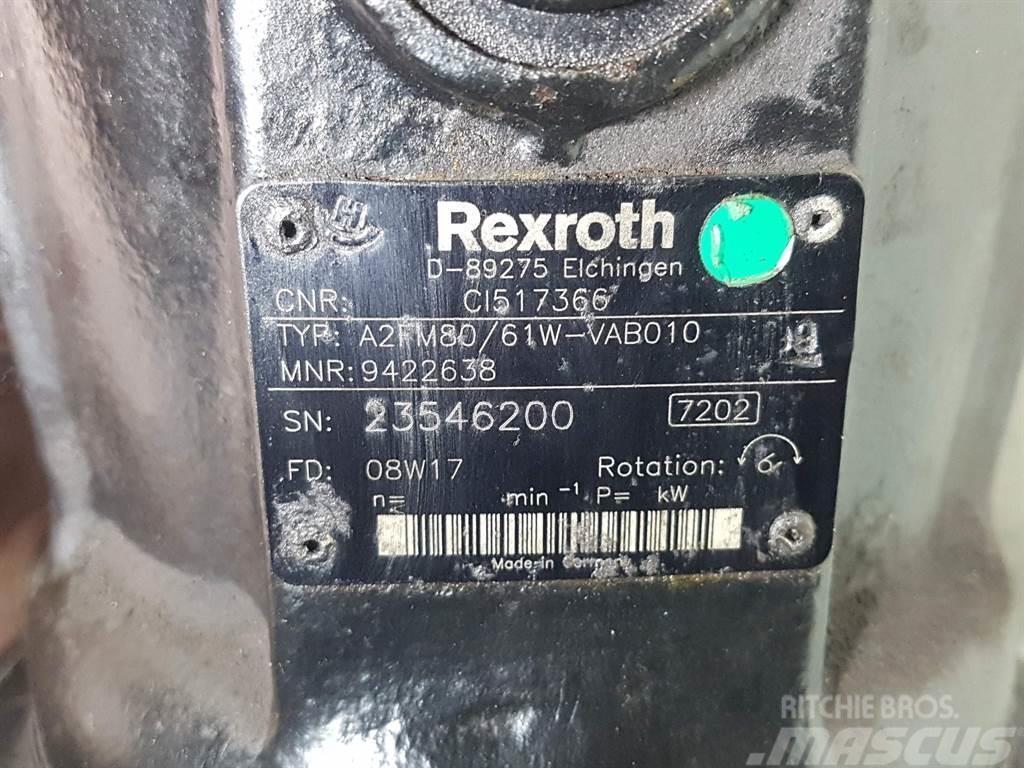 Manitou 160ATJ-CI517366-Rexroth A2FM80/61W-Drive motor Υδραυλικά