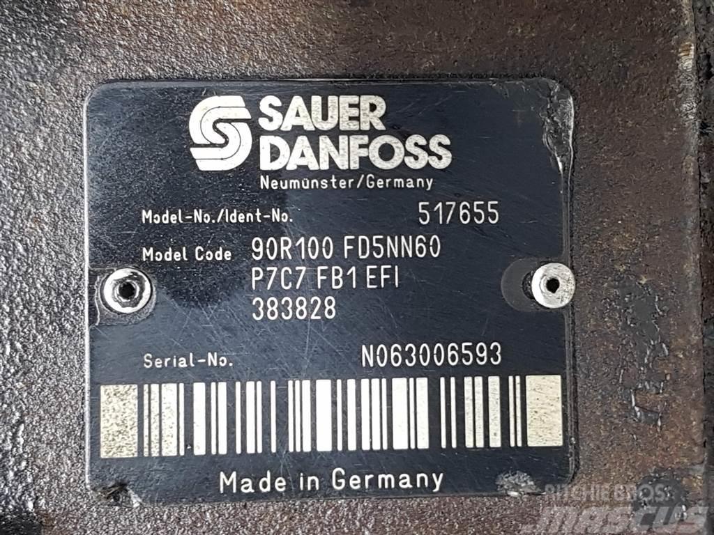 Sauer Danfoss 90R100FD5NN60P7C7-517655-Drive pump/Fahrpumpe Υδραυλικά