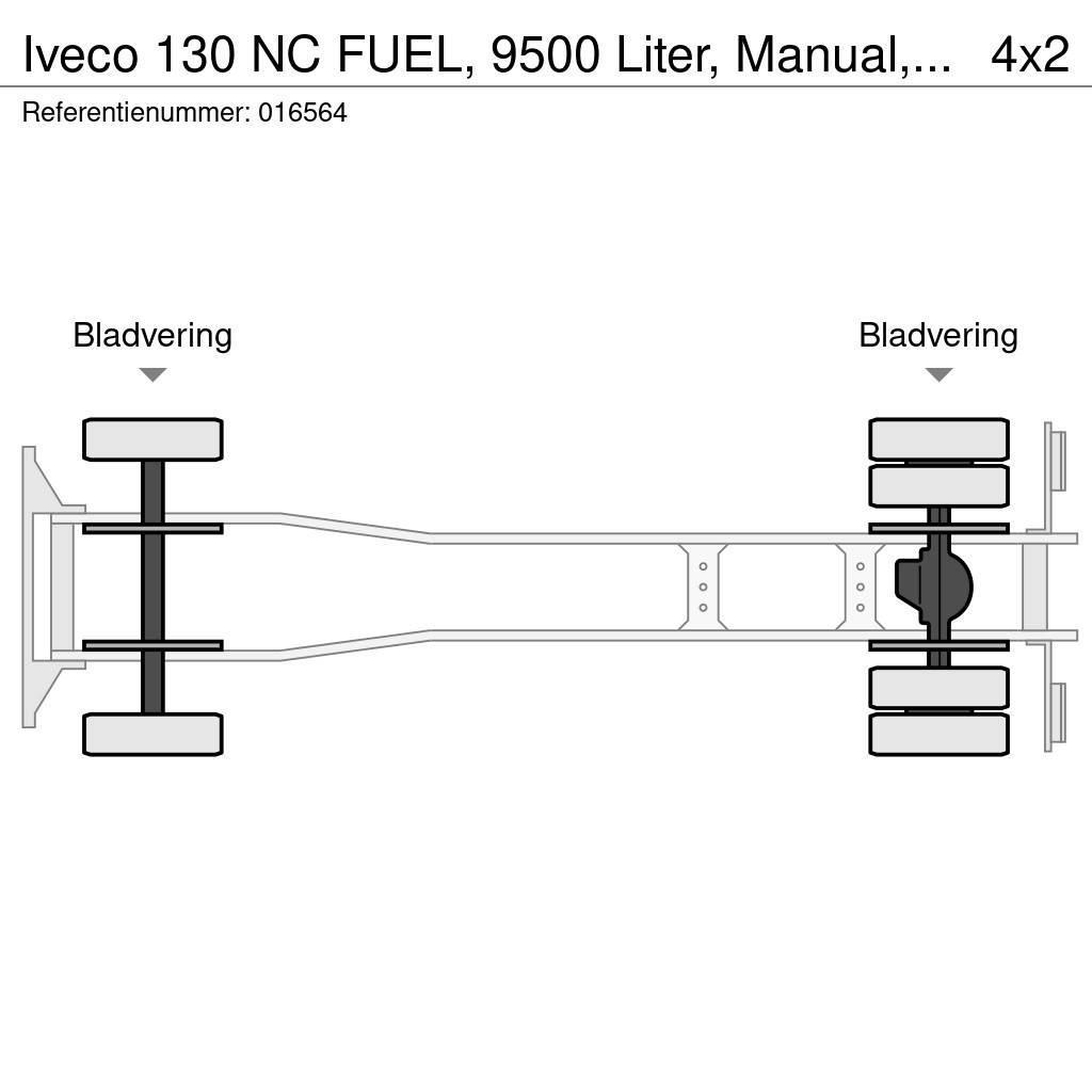 Iveco 130 NC FUEL, 9500 Liter, Manual, Steel suspension Βυτιοφόρα φορτηγά