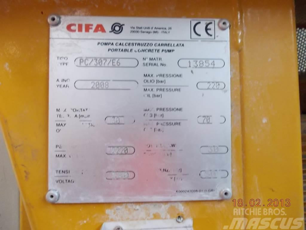 Cifa PC 307 E6 Αντλίες σκυροδέματος
