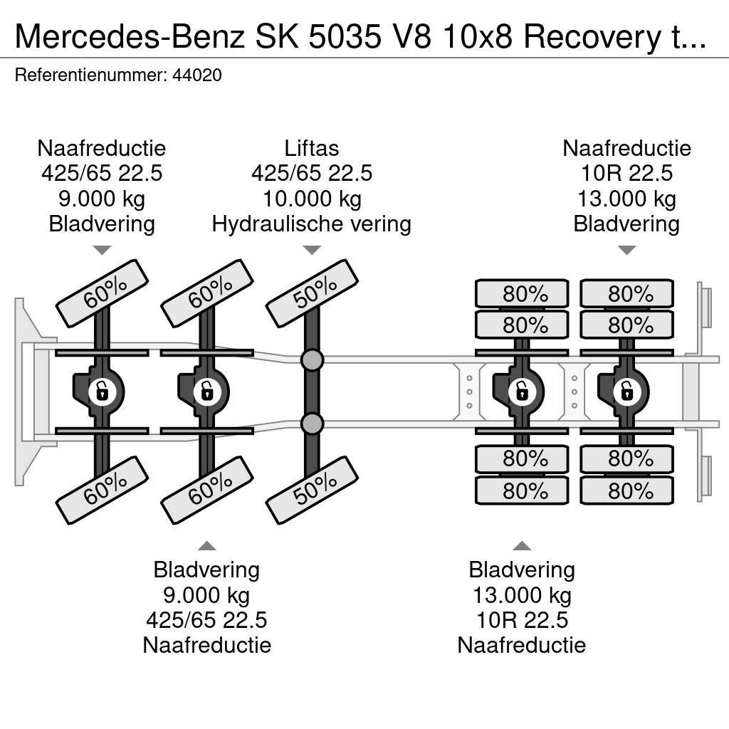 Mercedes-Benz SK 5035 V8 10x8 Recovery truck Οχήματα περισυλλογής