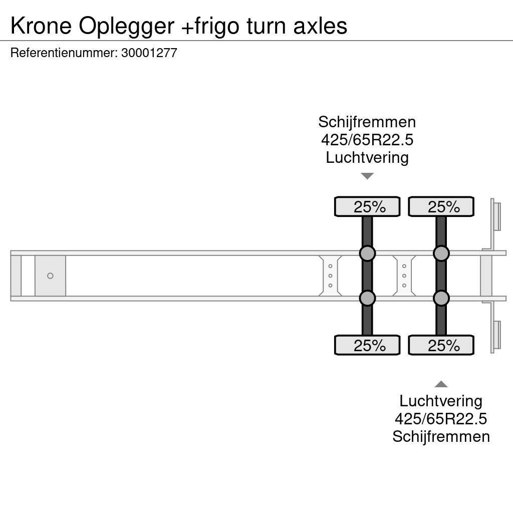 Krone Oplegger +frigo turn axles Ημιρυμούλκες ψυγείο