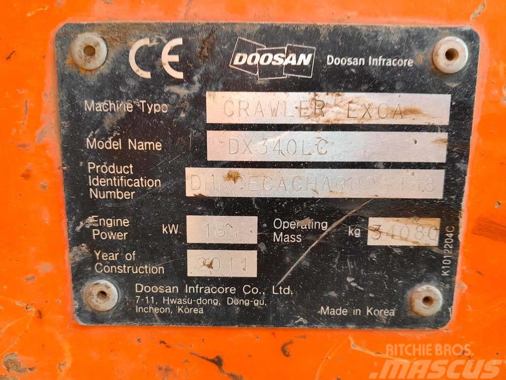 Doosan DX 340 LC Εκσκαφείς με ερπύστριες