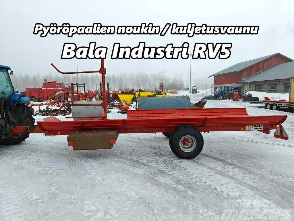 Bala Industri RV5 paalivaunu - VIDEO Ρυμούλκες δεμάτων