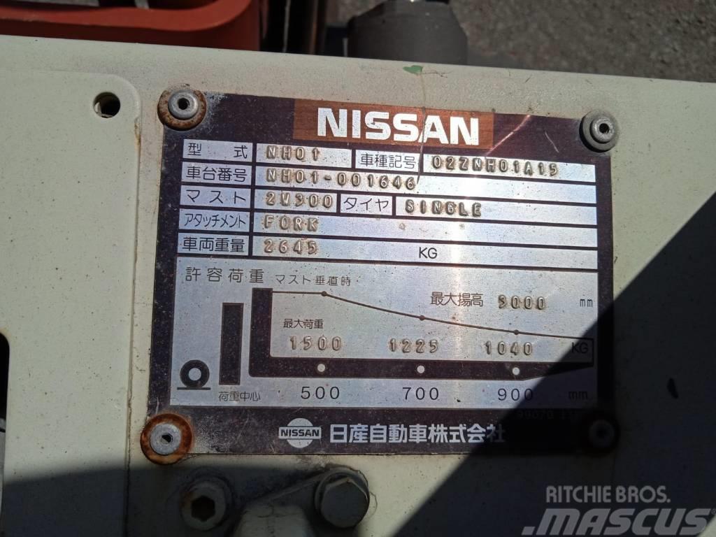 Nissan 02ZNH01A15 Περονοφόρα ανυψωτικά κλαρκ με φυσικό αέριο LPG