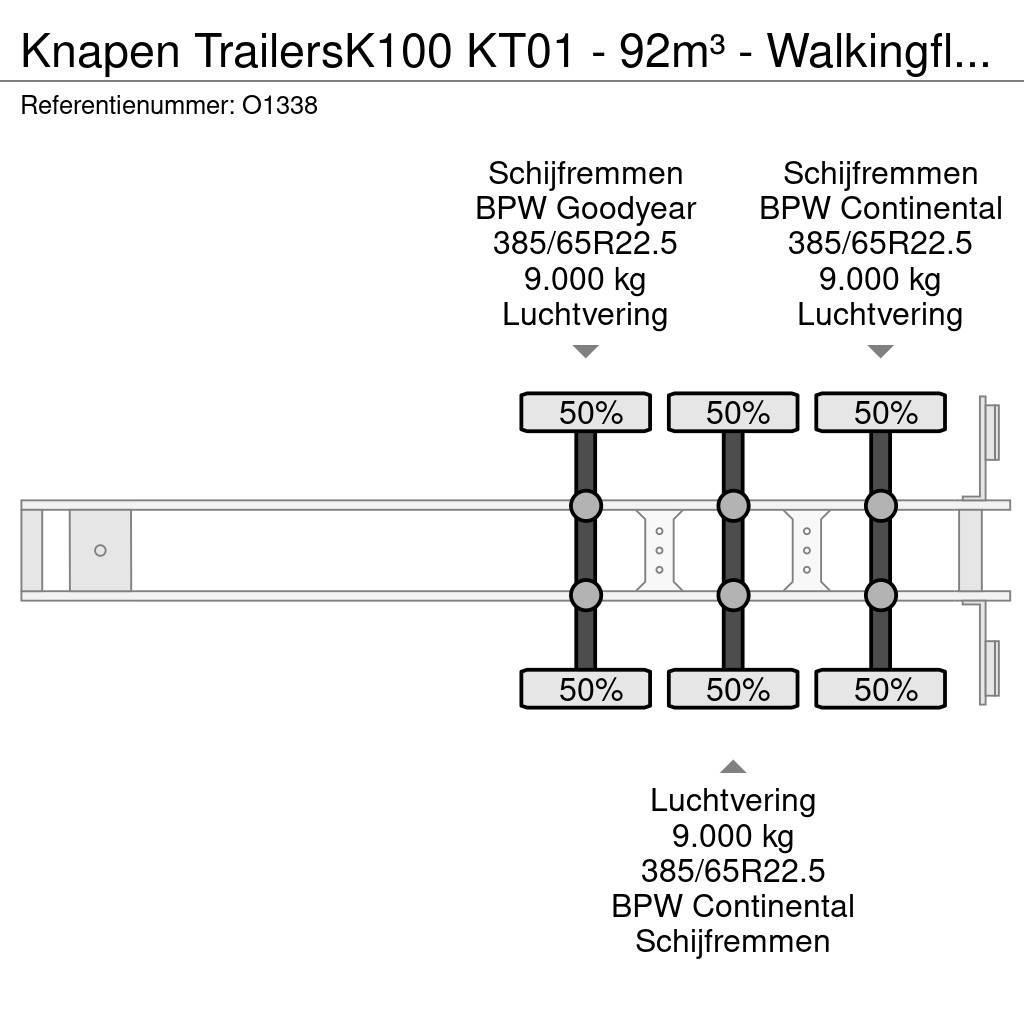 Knapen Trailers K100 KT01 - 92m³ - Walkingfloor - Gegalva Ημιρυμούλκες με κινούμενο δάπεδο