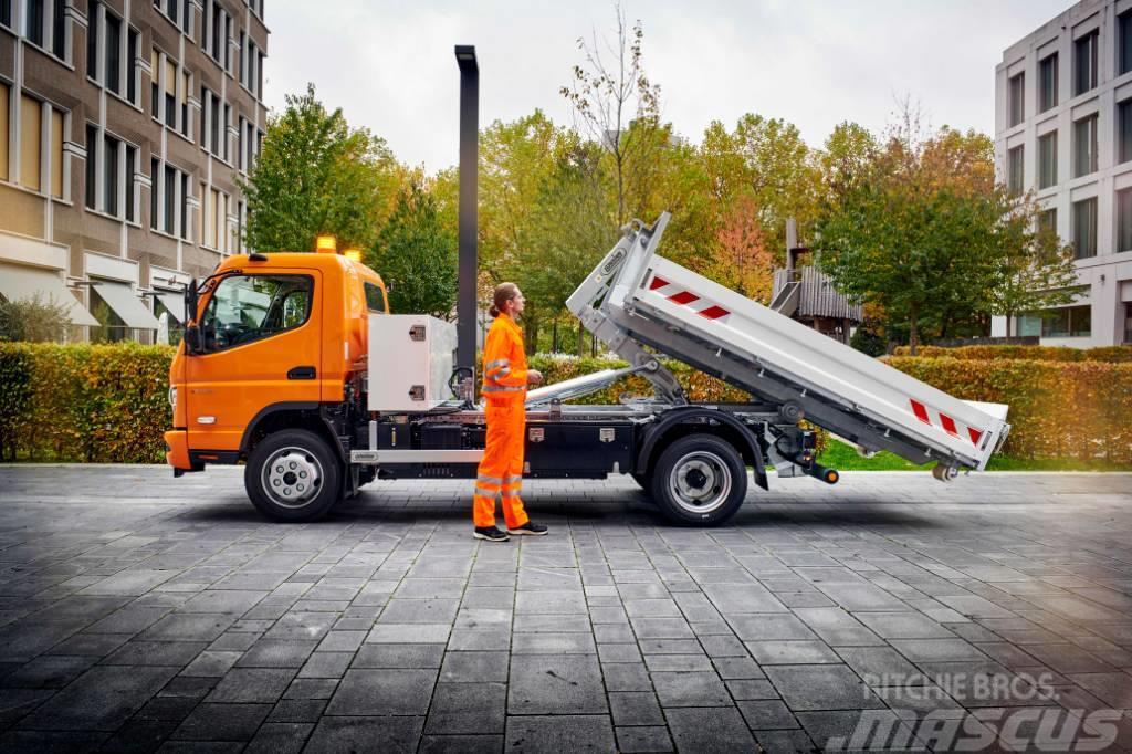 Fuso eCanter ellastbil 8,55 ton lastväxlare Φορτηγά ανατροπή με γάντζο