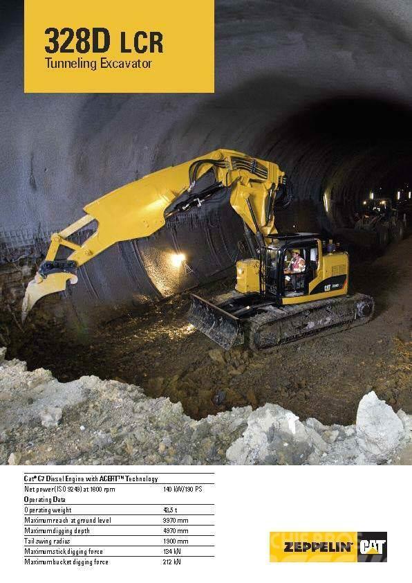 CAT 325 C CR tunnel excavator Εκσκαφείς με ερπύστριες