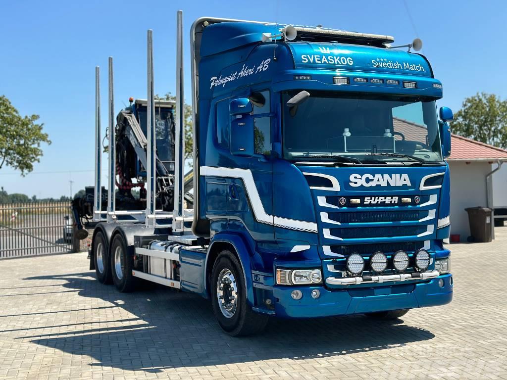 Scania R580 Φορτηγά ξυλείας