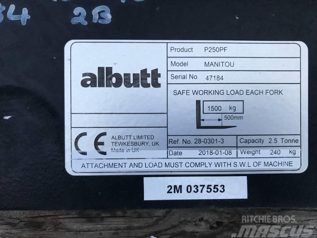  Albutt P250PF Εξαρτήματα εμπρόσθιων φορτωτών