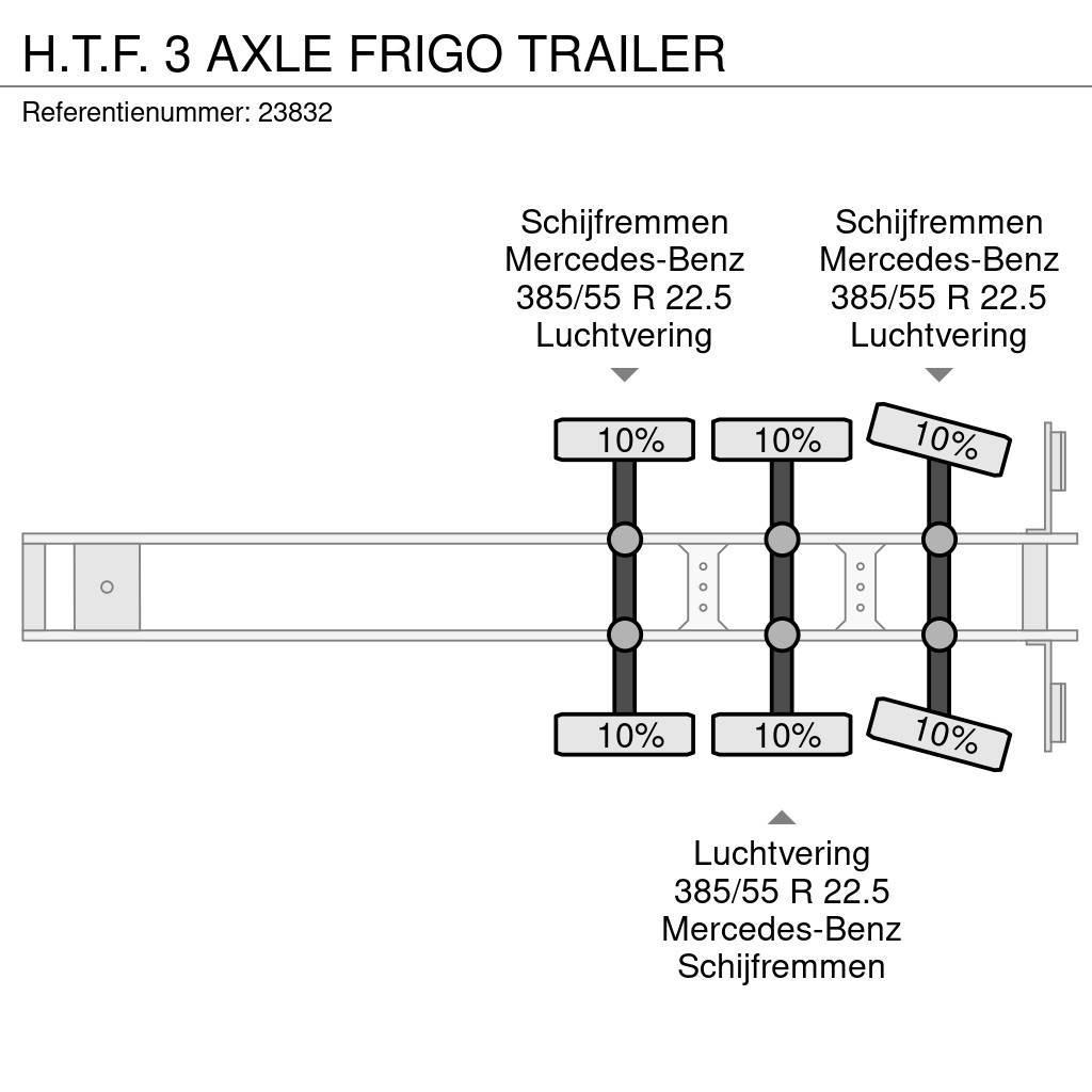  H.T.F. 3 AXLE FRIGO TRAILER Ημιρυμούλκες ψυγείο