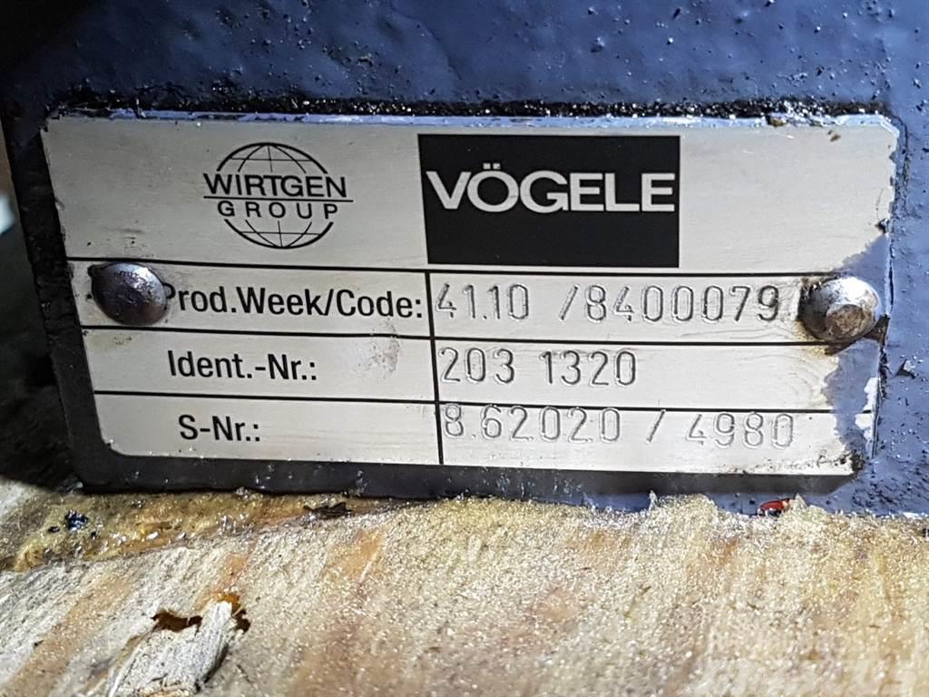 Vögele SUPER 1600/1603/1800/1803- 2031320 -Transmission Μετάδοση κίνησης