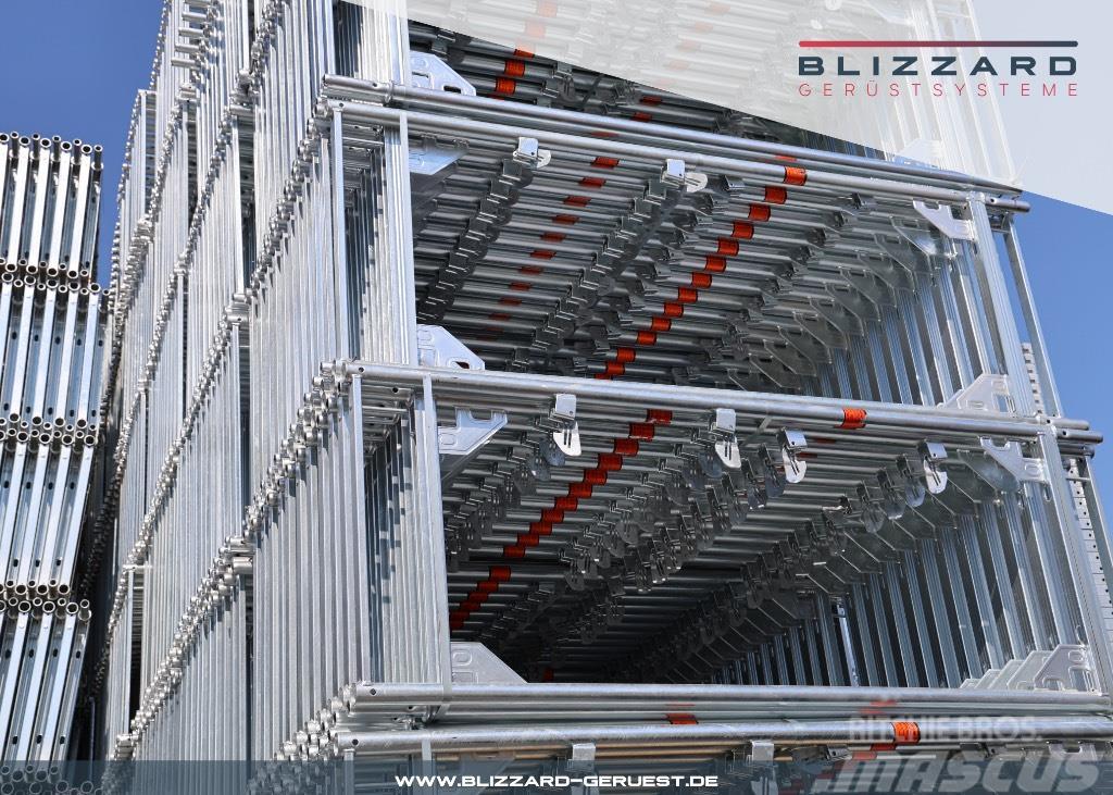 Blizzard S70 245 m² Stahlgerüst neu Vollalubeläge + Durchst Εξοπλισμός σκαλωσιών