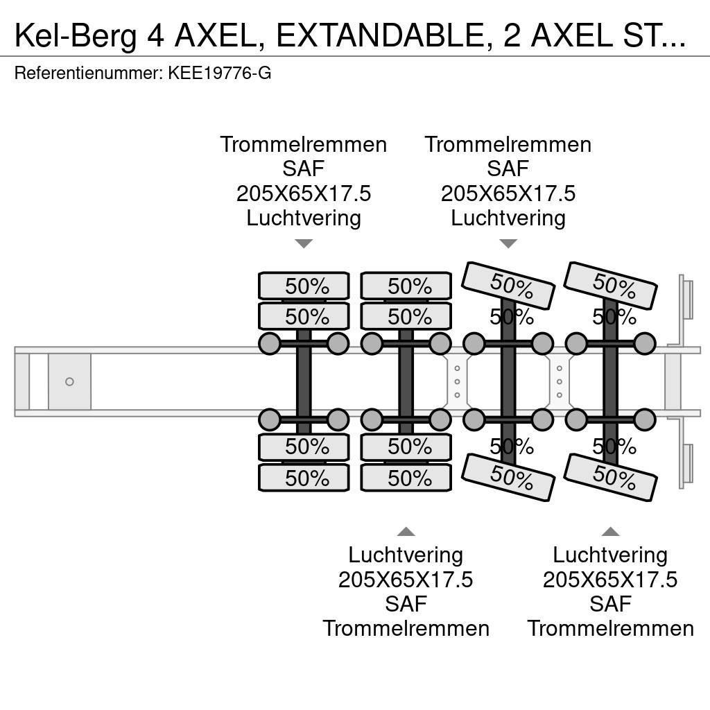 Kel-Berg 4 AXEL, EXTANDABLE, 2 AXEL STEERING Ημιρυμούλκες με χαμηλό δάπεδο
