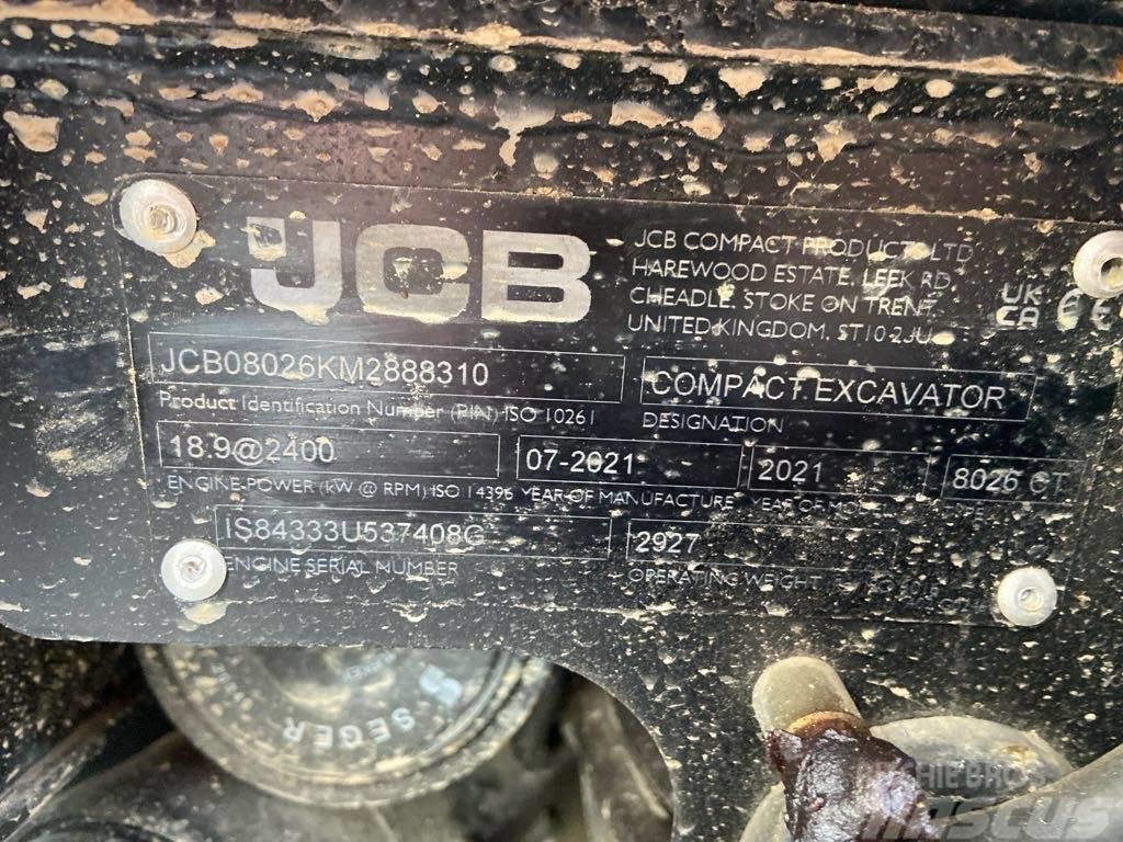 JCB 8026CTS Εκσκαφείς με ερπύστριες