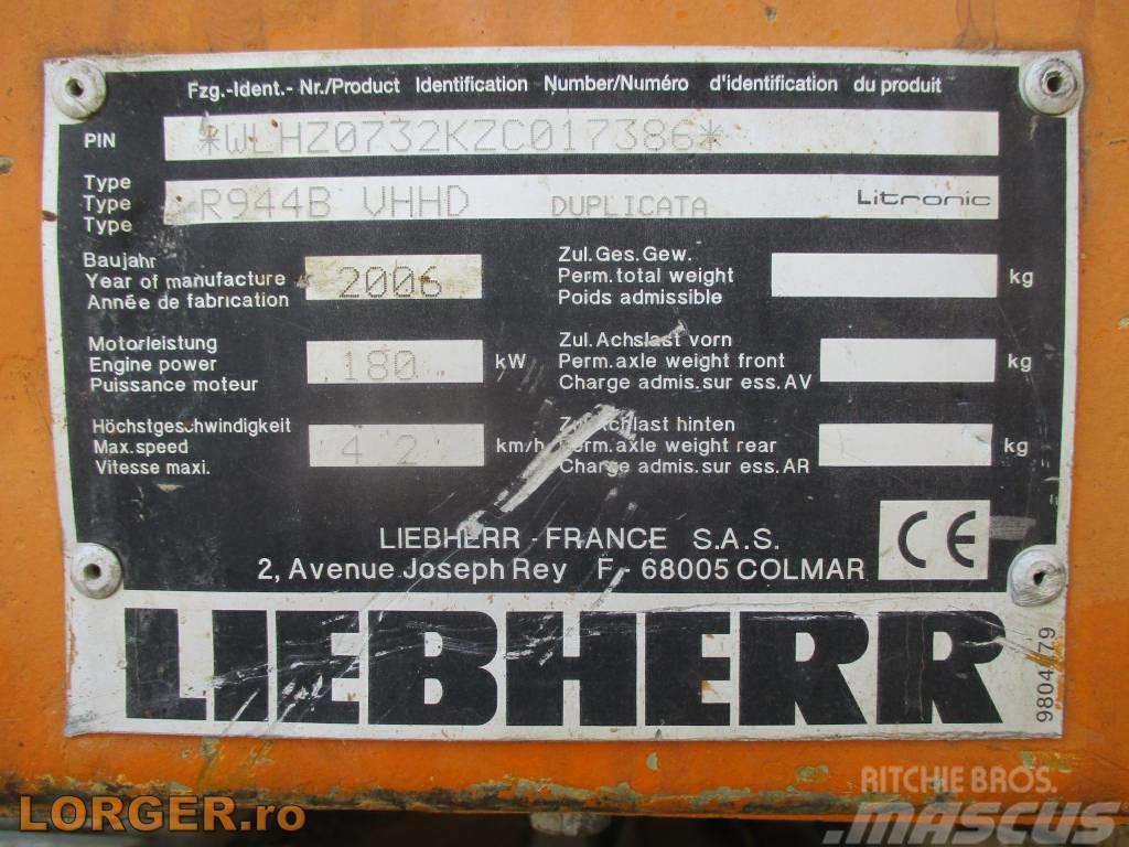 Liebherr R 944B VHHD Εκσκαφείς κατεδαφίσεων