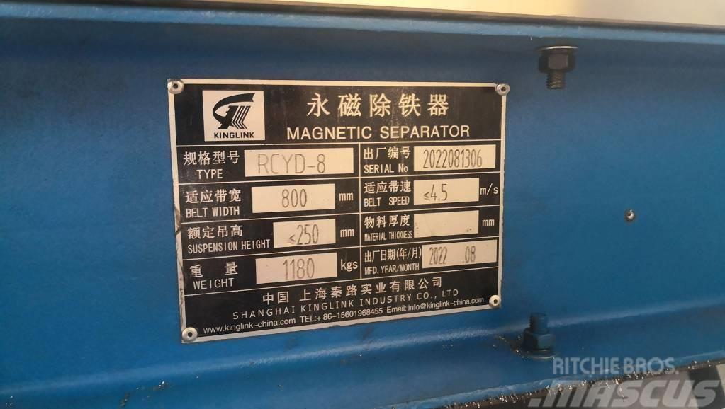 Kinglink Séparateur de fer magnétique permanent RCYD-8 Μονάδες αποβλήτων