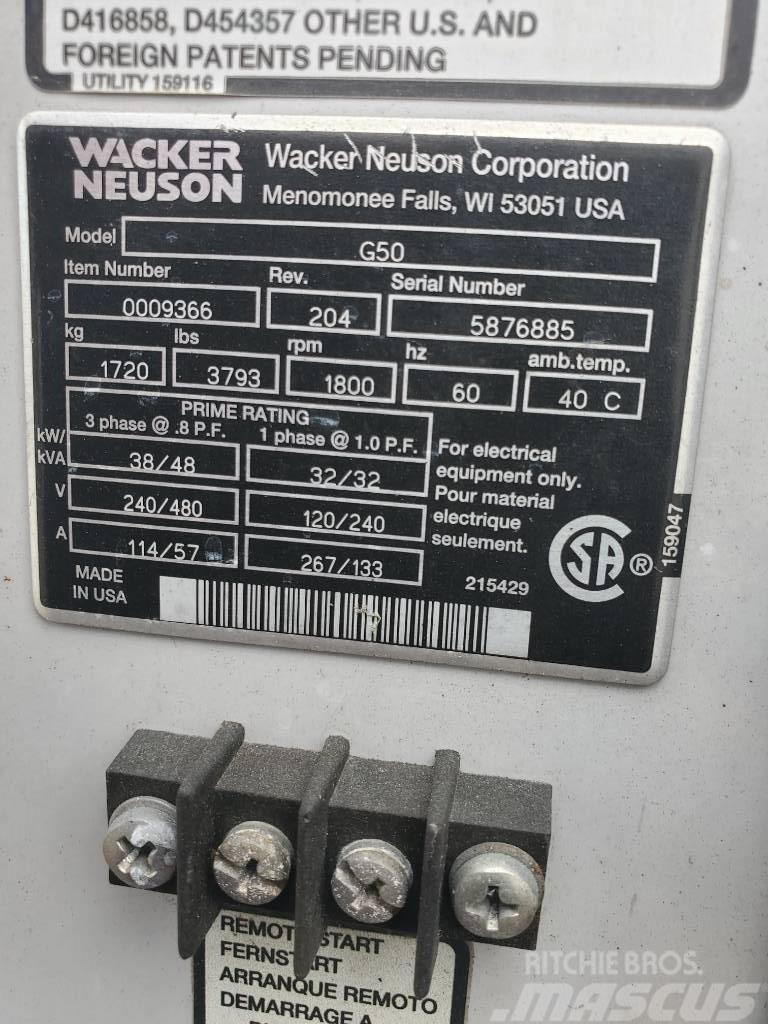 Wacker Neuson G 50 Γεννήτριες ντίζελ