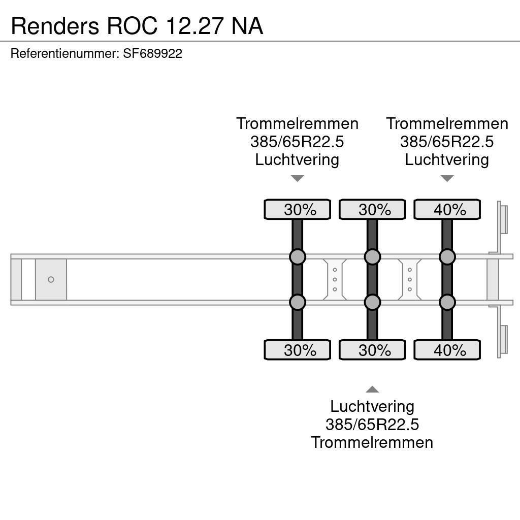 Renders ROC 12.27 NA Επίπεδες/πλευρικώς ανοιγόμενες ημιρυμούλκες