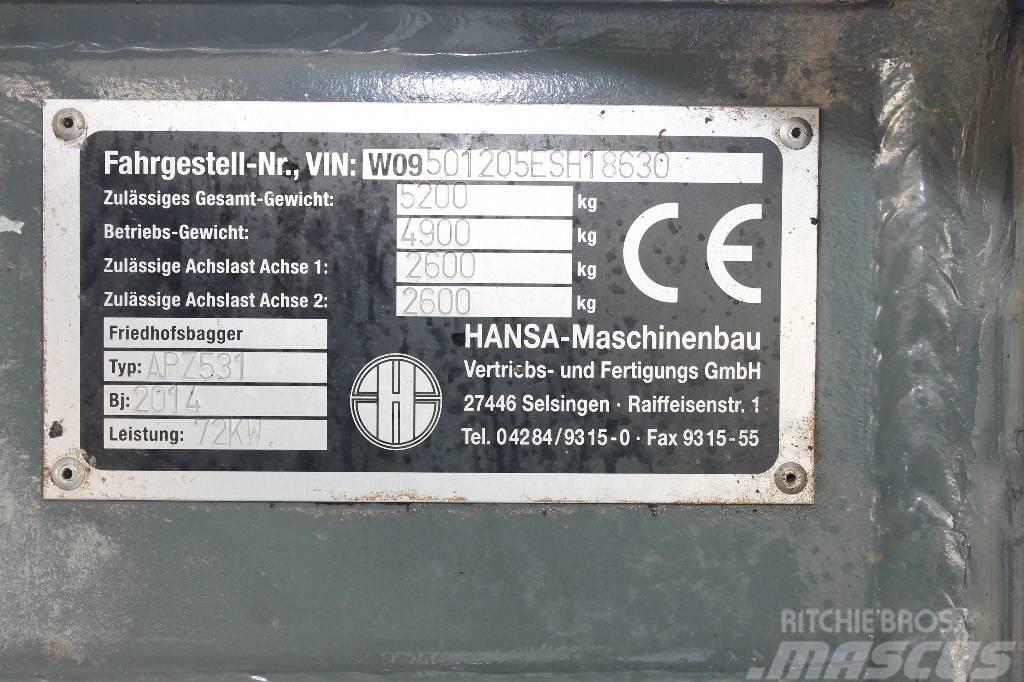 Hansa APZ 531 Εκσκαφείς με τροχούς - λάστιχα