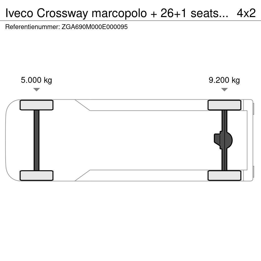 Iveco Crossway marcopolo + 26+1 seats TUV 10-24! FULL OP Πούλμαν