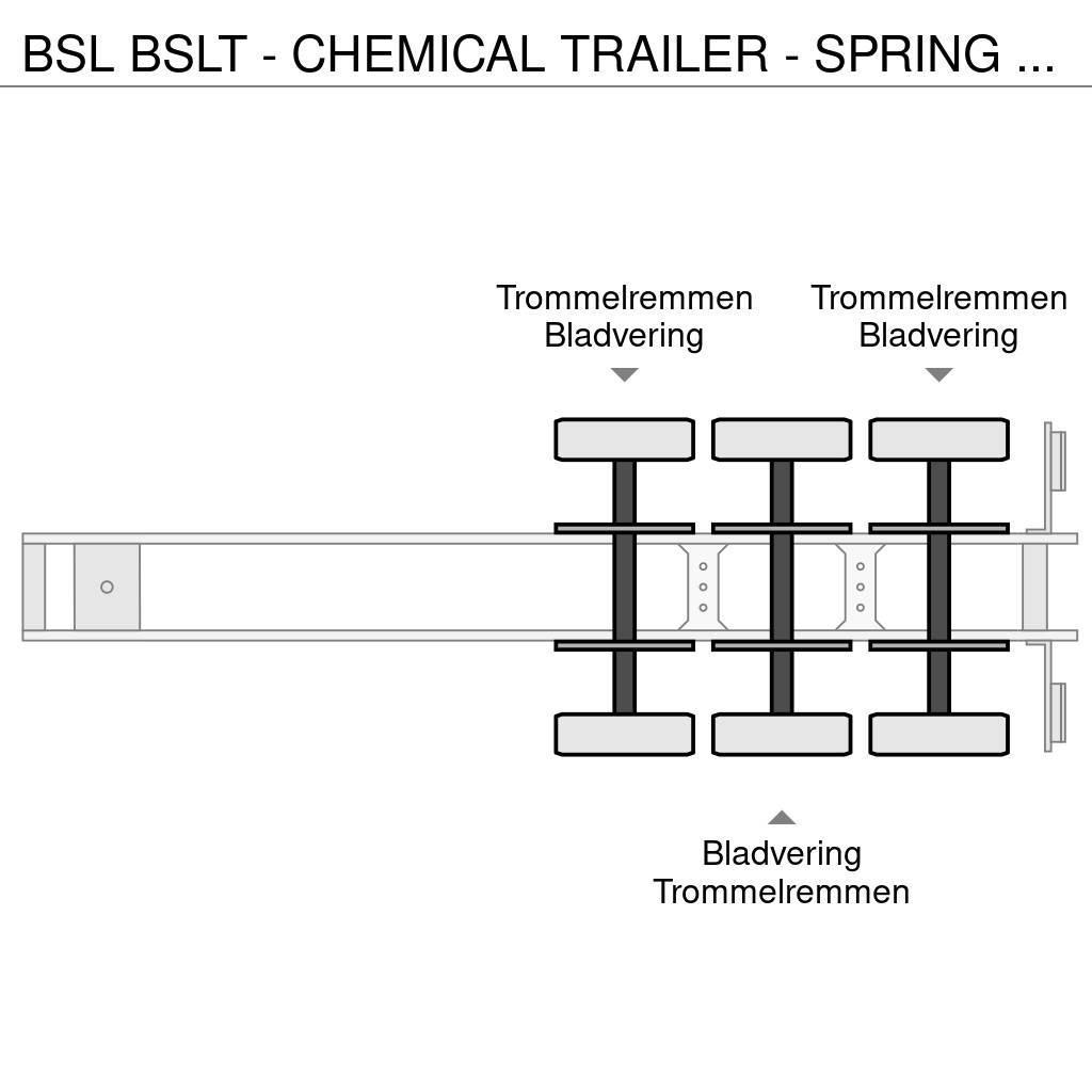 BSL T - CHEMICAL TRAILER - SPRING SUSPENSION Ημιρυμούλκες βυτίων