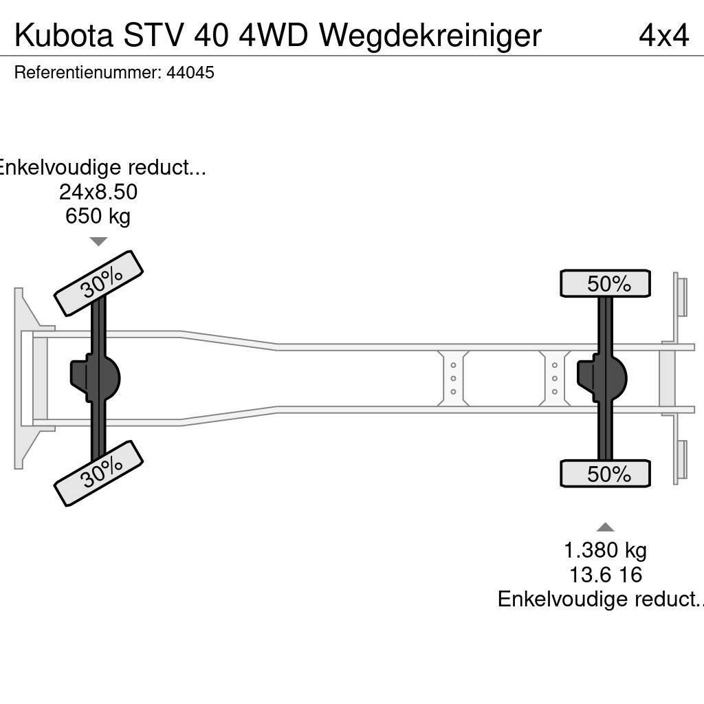 Kubota STV 40 4WD Wegdekreiniger Φορτηγά σκούπες