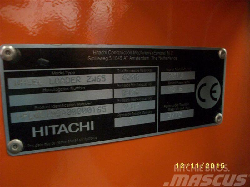 Hitachi ZW 65 Φορτωτές με λάστιχα (Τροχοφόροι)