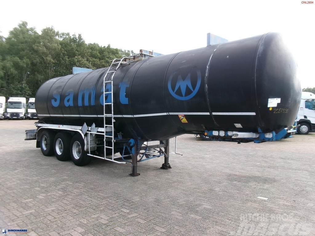 Fruehauf Bitumen tank inox 31 m3 / 1 comp + mixer & engine Ημιρυμούλκες βυτίων