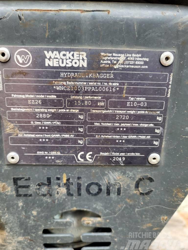 Wacker Neuson EZ 26 Εκσκαφάκι (διαβολάκι) < 7t