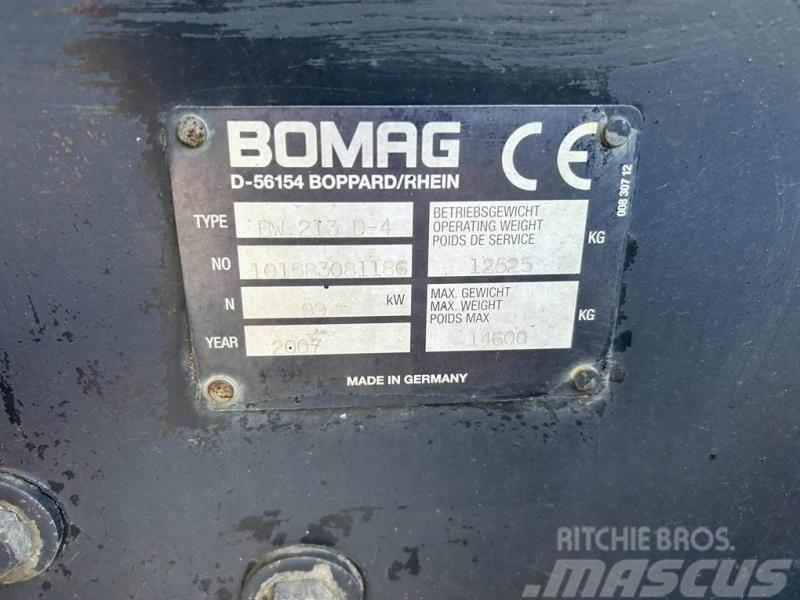 Bomag BW213 D-4 Κύλινδροι συμπίεσης εδάφους