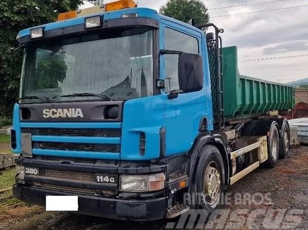 Scania G114 R380 +Combi-Lift Φορτηγά ανατροπή με γάντζο