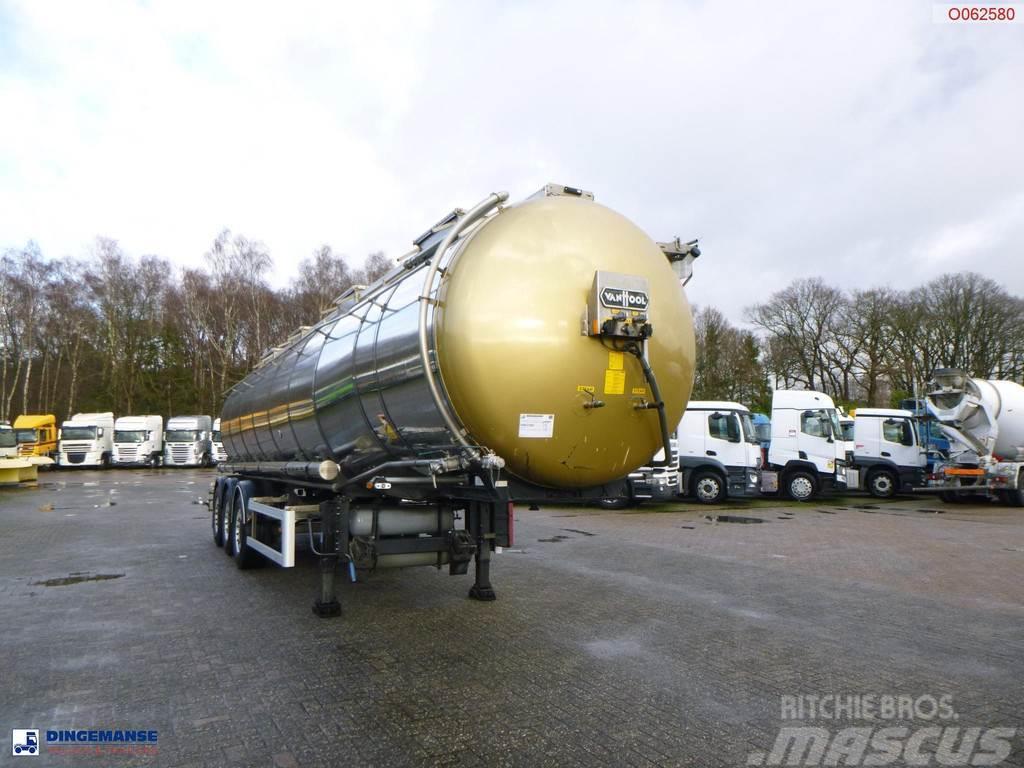 Van Hool Chemical tank inox 30 m3 / 1 comp ADR 12/03/2024 Ημιρυμούλκες βυτίων