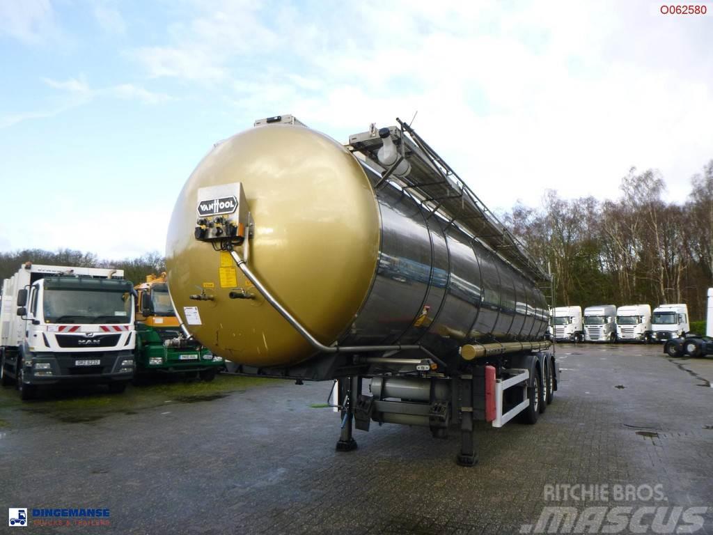 Van Hool Chemical tank inox 30 m3 / 1 comp ADR 12/03/2024 Ημιρυμούλκες βυτίων