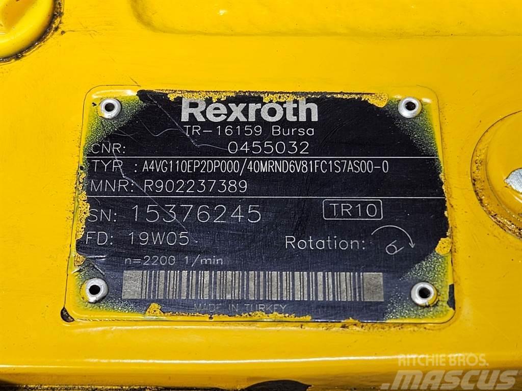 Rexroth A4VG110EP2DP000/40MR-Drive pump/Fahrpumpe/Rijpomp Υδραυλικά