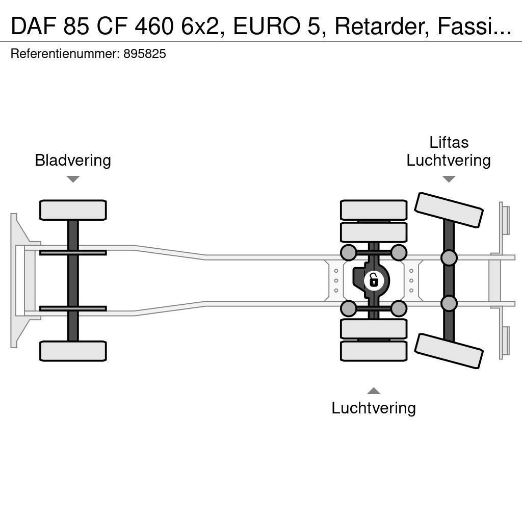 DAF 85 CF 460 6x2, EURO 5, Retarder, Fassi, Remote, Ma Φορτηγά Kαρότσα με ανοιγόμενα πλαϊνά