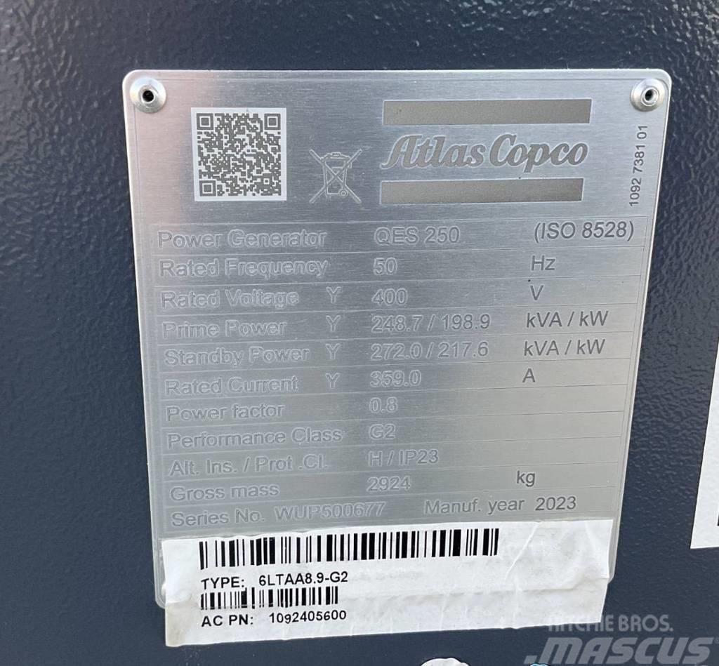 Atlas Copco QES 250 Super Silent Nowy Unused Γεννήτριες ντίζελ