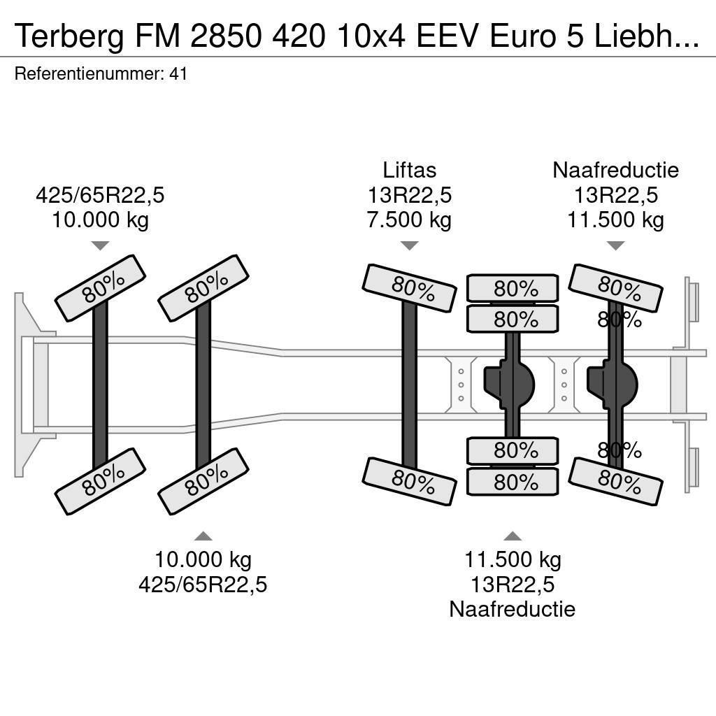 Terberg FM 2850 420 10x4 EEV Euro 5 Liebherr 15 Kub Mixer! Φορτηγά-Μπετονιέρες
