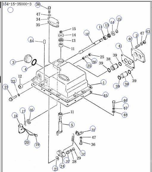 Shantui SD22 transmission control valve 154-15-350004- Μετάδοση κίνησης
