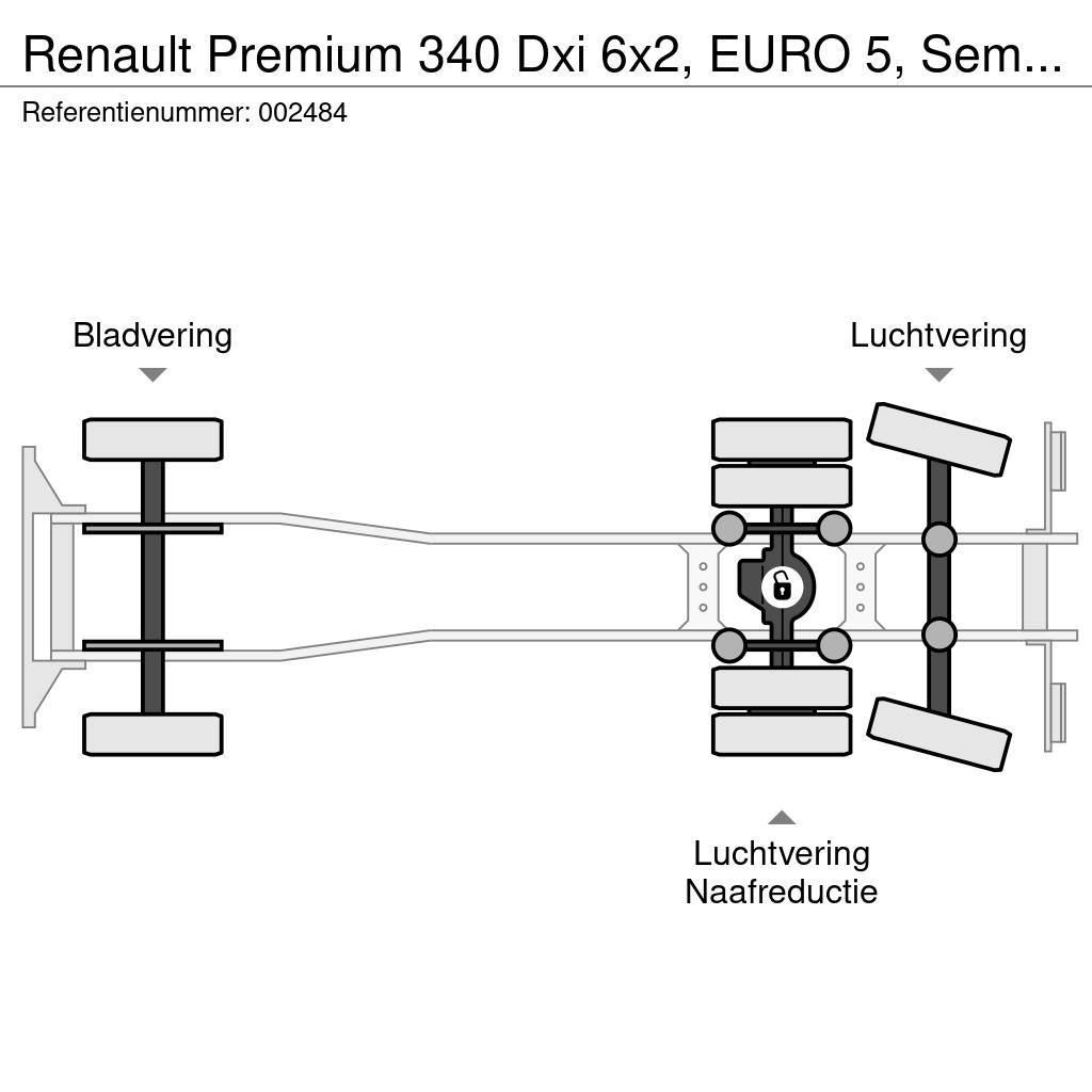 Renault Premium 340 Dxi 6x2, EURO 5, Semat Zoeller Απορριμματοφόρα