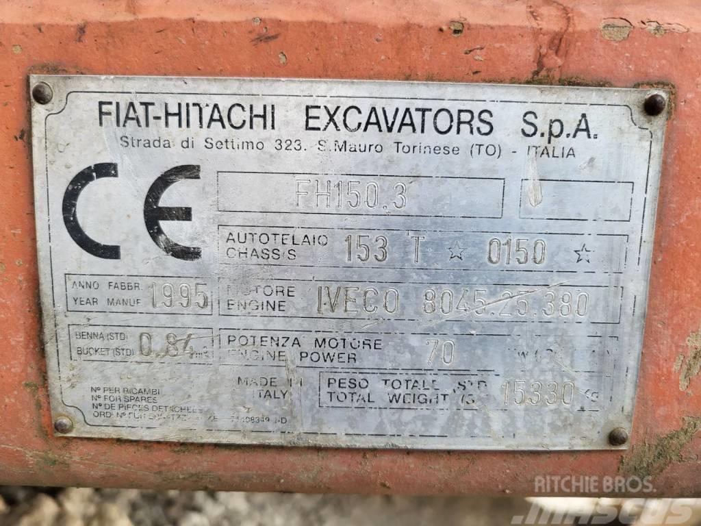Fiat-Hitachi FH150.3 Εκσκαφείς με ερπύστριες