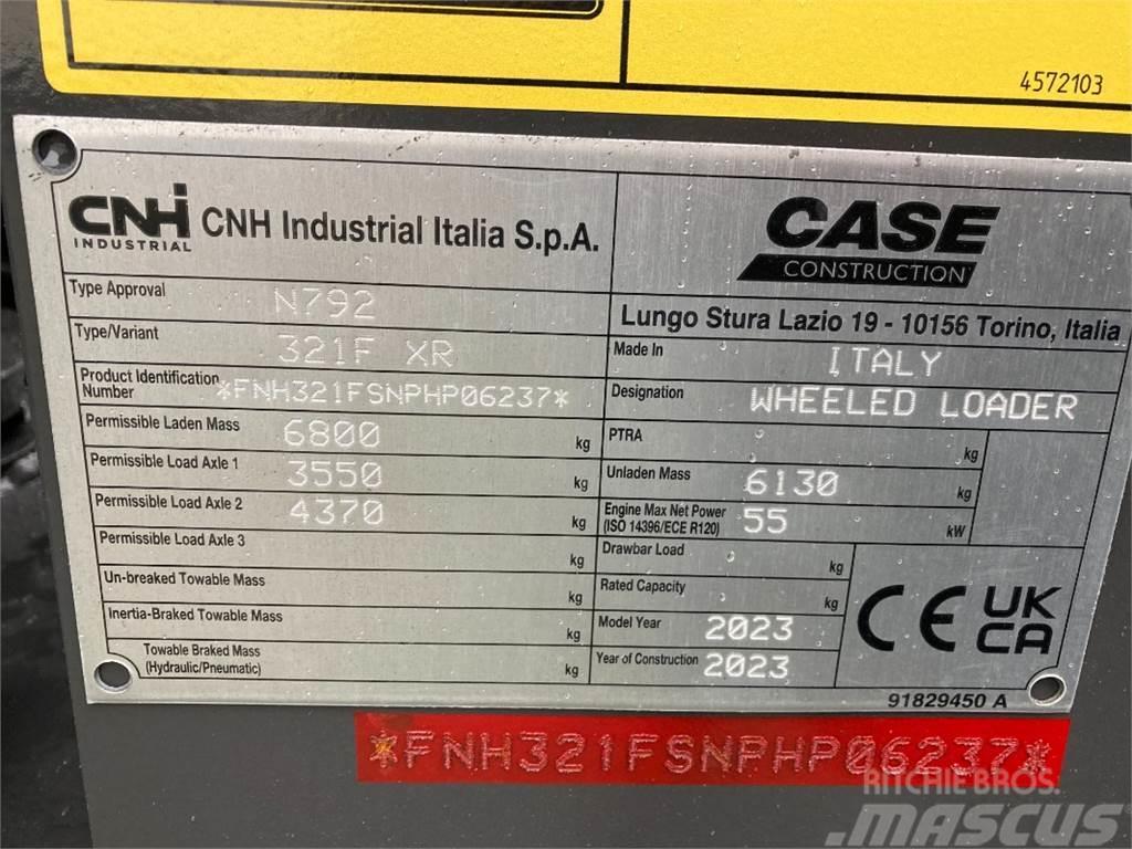 CASE 321F STD XR EVO Φορτωτές με λάστιχα (Τροχοφόροι)