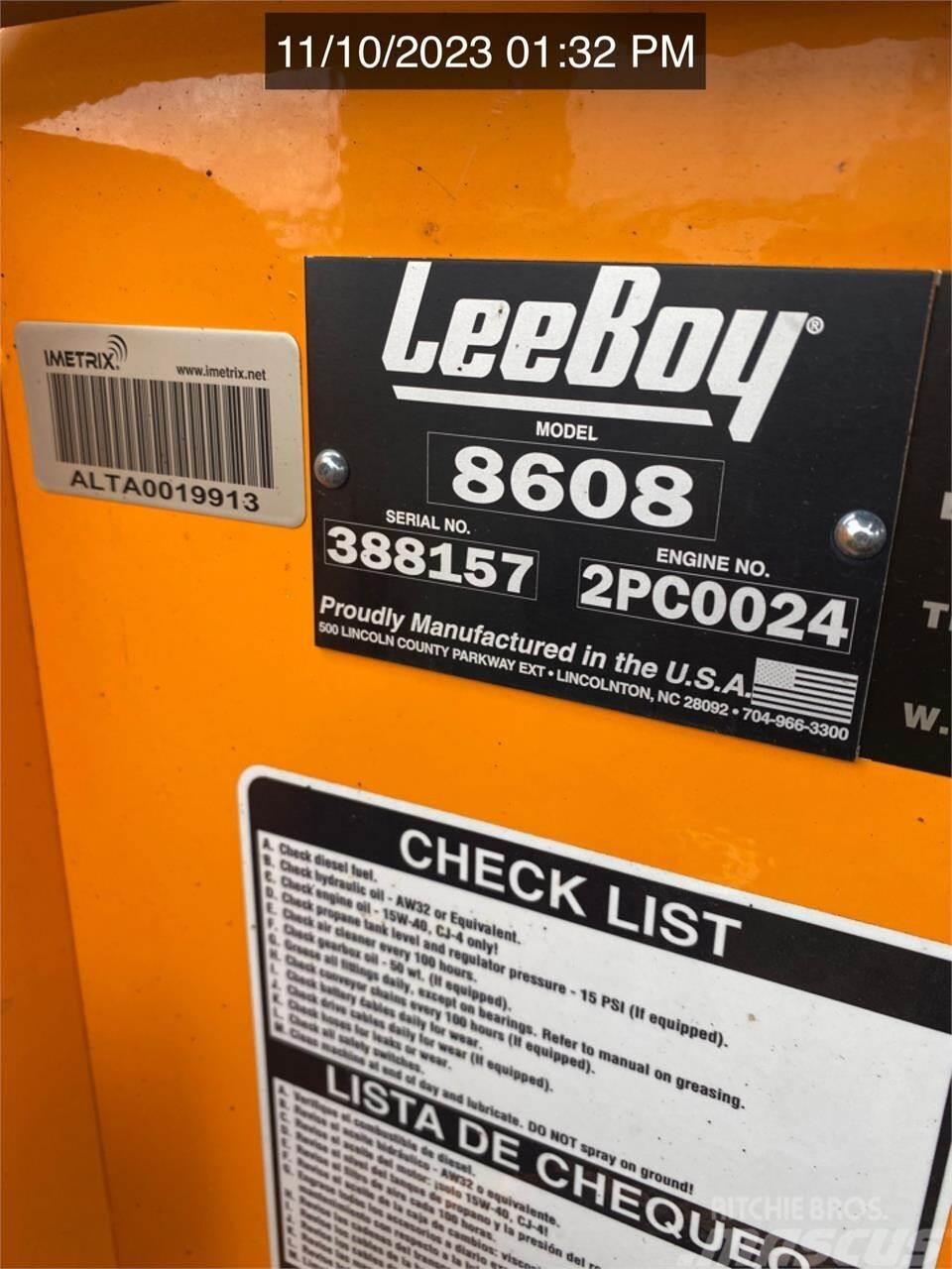 LeeBoy 8608 Επίστρωση ασφάλτου