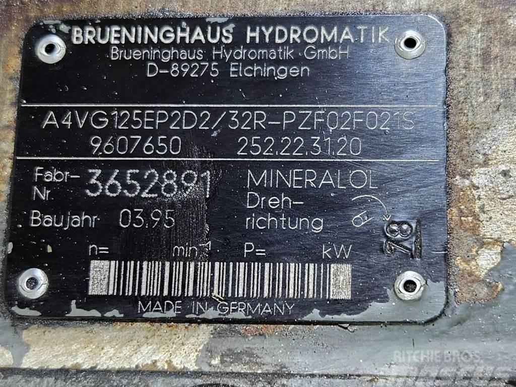 Brueninghaus Hydromatik A4VG125EP2D2/32R-Drive pump/Fahrpumpe/Rijpomp Υδραυλικά