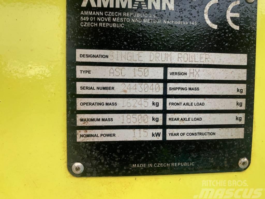 Ammann ASC 150 HX Οδοστρωτήρες μονού κυλίνδρου