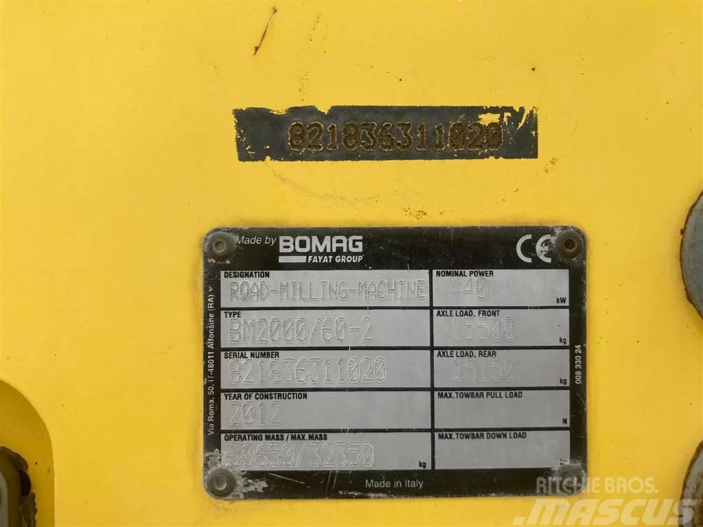 Bomag BM 2200/60-2 Επεξεργασίας επίστρωσης ασφάλτου